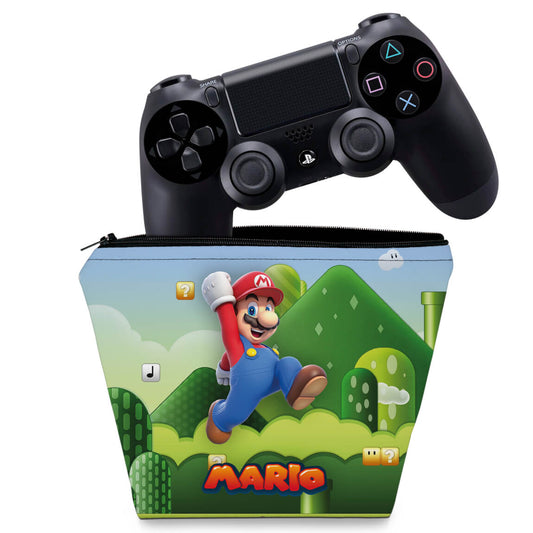 Capa Case PS4 Controle - Super Mario Bros