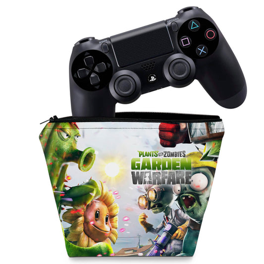 Capa Case PS4 Controle - Plants Vs Zombies Garden Warfare