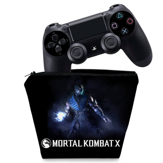 Capa Case PS4 Controle - Mortal Kombat X - Sub Zero