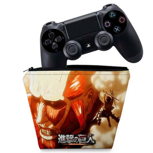 Capa Case PS4 Controle - Attack On Titan - Shingeki No Kyojin #B