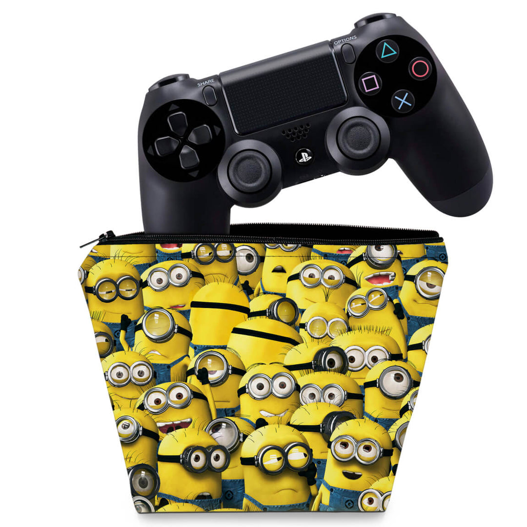 Capa Case PS4 Controle - Minions - Pop Arte Skins