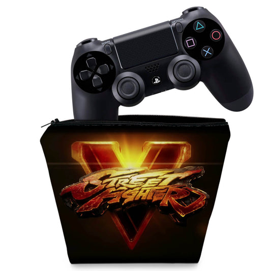 Capa Case PS4 Controle - Street Fighter V