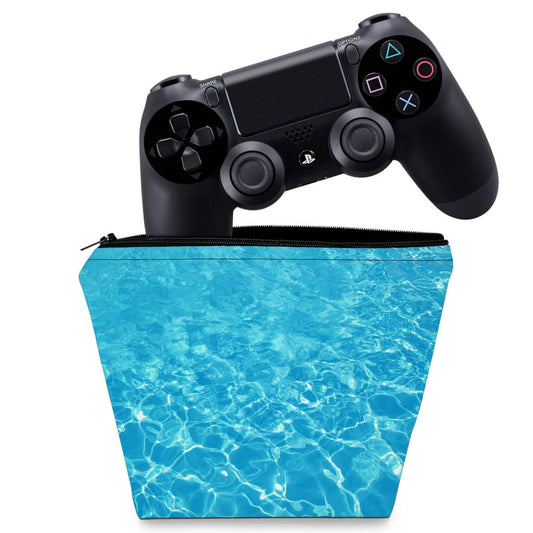 Capa Case PS4 Controle - Aquático Água