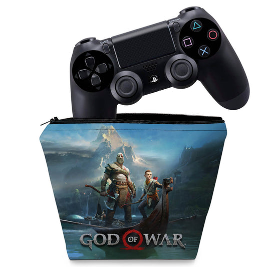 Capa Case PS4 Controle - God Of War #B