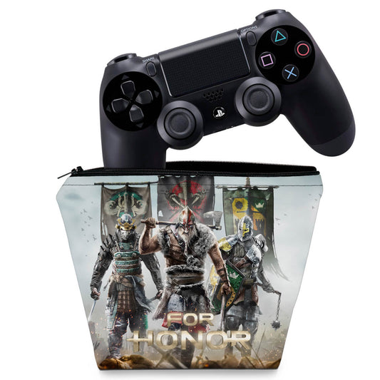 Capa Case PS4 Controle - For Honor