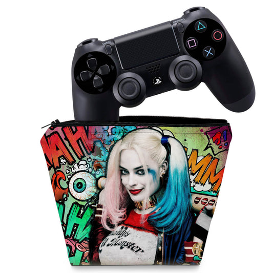 Capa Case PS4 Controle - Esquadrão Suicida #A