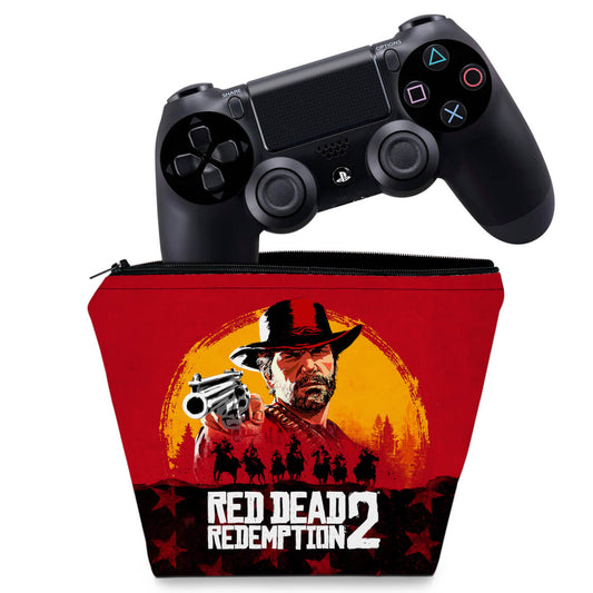 Capa Case PS4 Controle - Red Dead Redemption 2