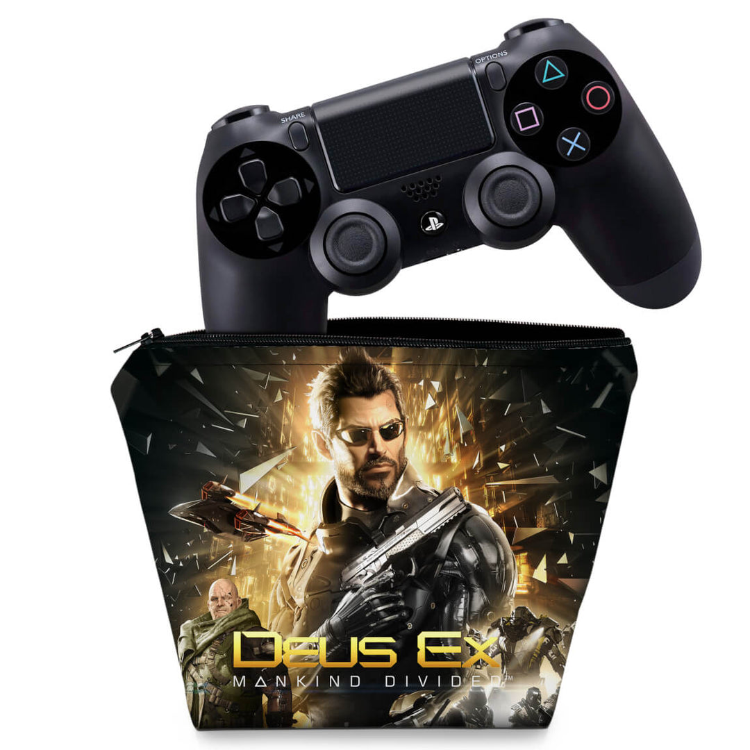 Capa Case PS4 Controle - Deus Ex: Mankind Divided - Pop Arte Skins