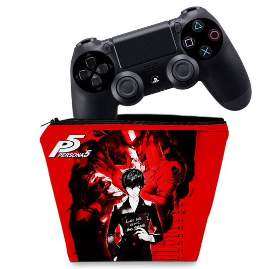 Capa Case PS4 Controle - Persona 5