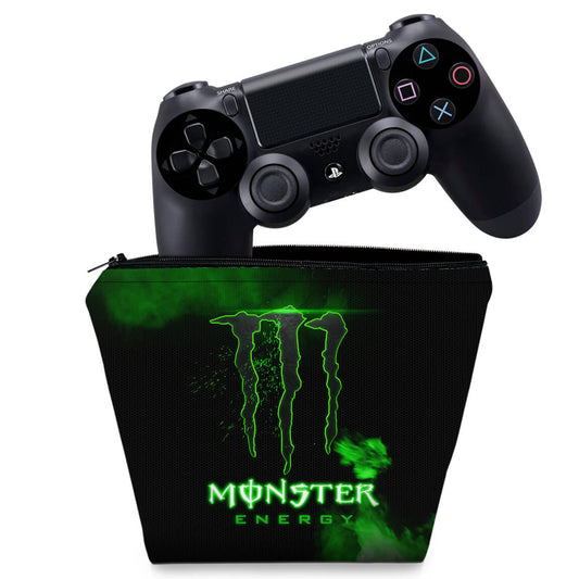 Capa Case PS4 Controle - Monster Energy Drink