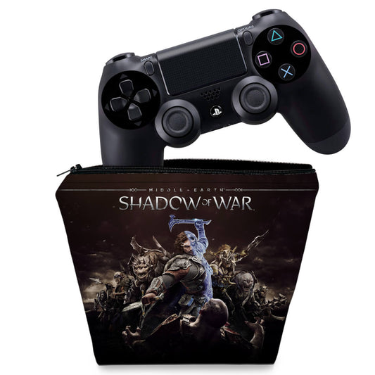 Capa Case PS4 Controle - Shadow Of War