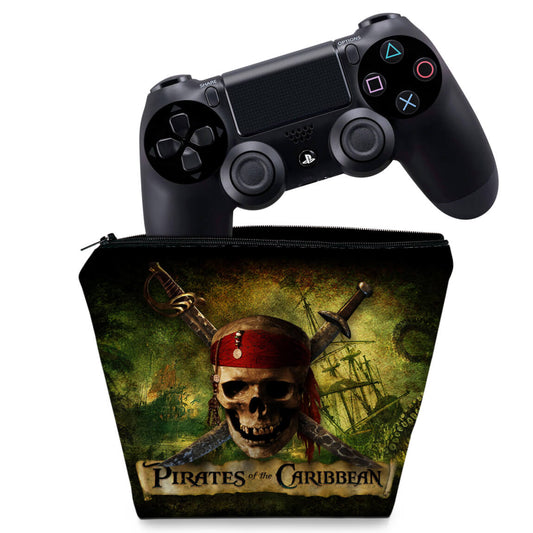 Capa Case PS4 Controle - Piratas Do Caribe