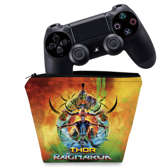 Capa Case PS4 Controle - Thor Ragnarok