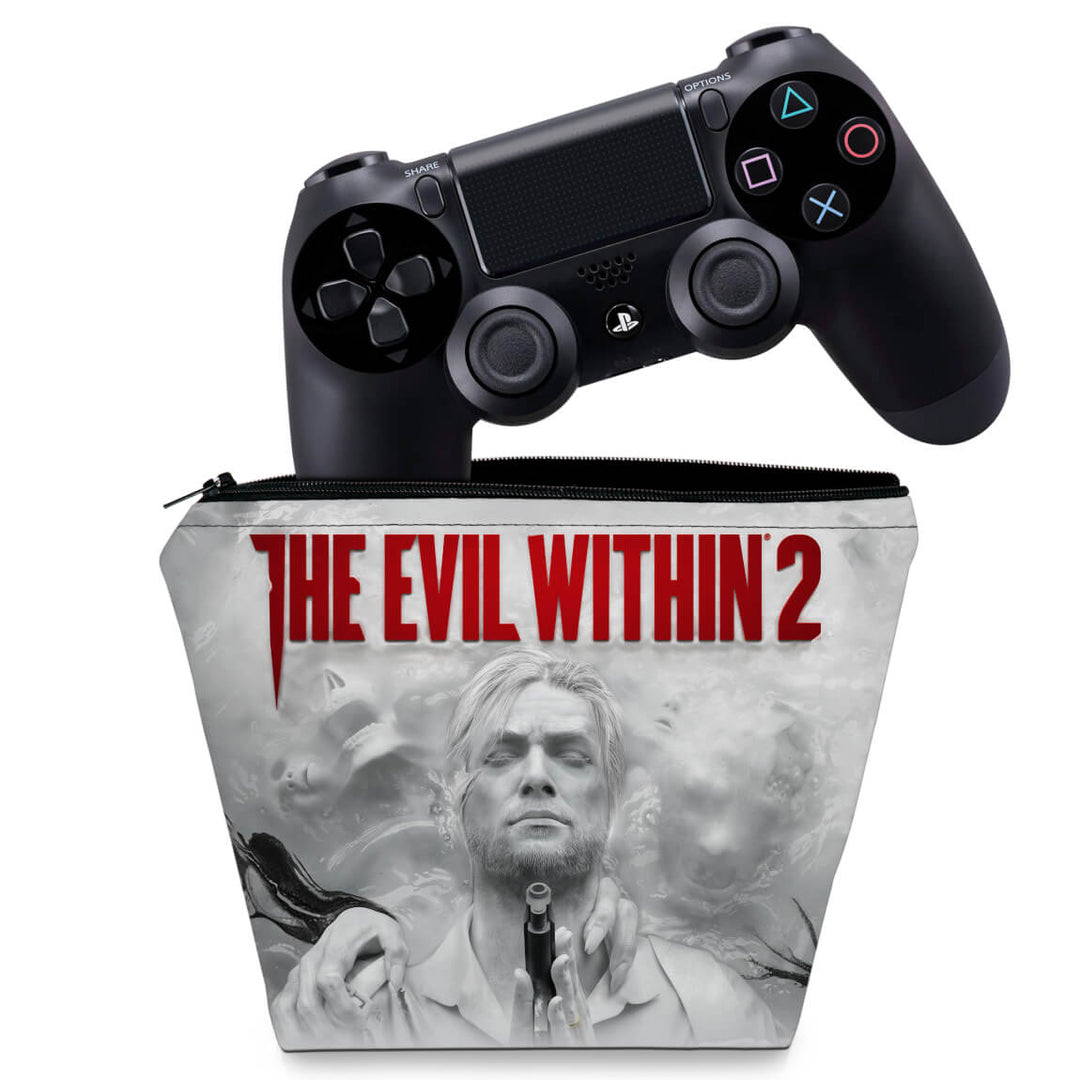 Capa Case PS4 Controle - The Evil Within 2 - Pop Arte Skins