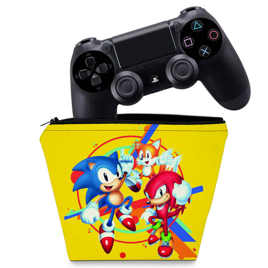 Capa Case PS4 Controle - Sonic Mania
