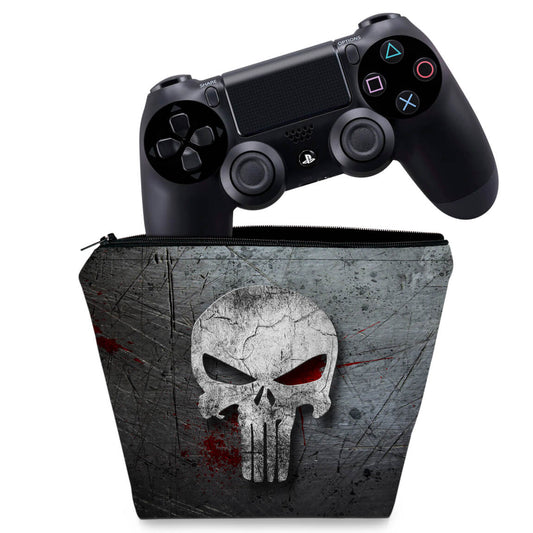 Capa Case PS4 Controle - The Punisher Justiceiro #B