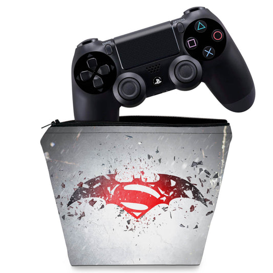 Capa Case PS4 Controle - Batman Vs Superman Logo