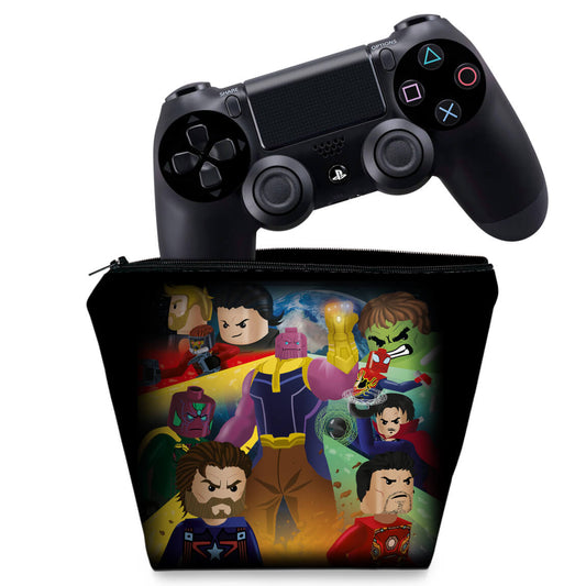 Capa Case PS4 Controle - Lego Avengers Vingadores
