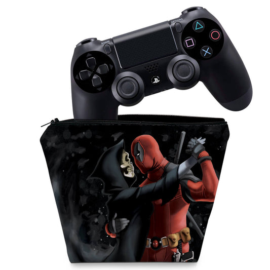 Capa Case PS4 Controle - Deadpool 2