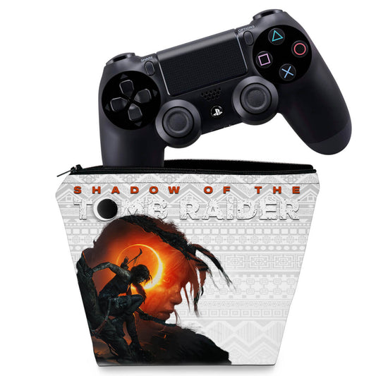 Capa Case PS4 Controle - Shadow Of The Tomb Raider