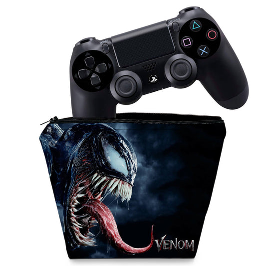 Capa Case PS4 Controle - Venom