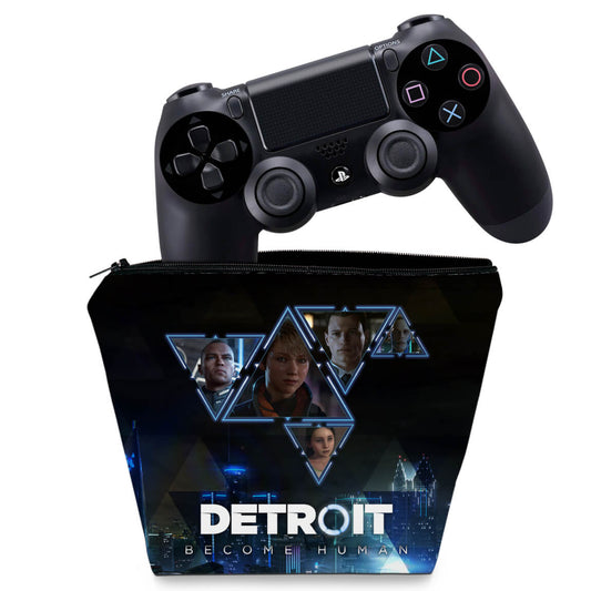 Capa Case PS4 Controle - Detroit Become Human