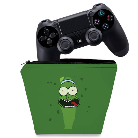 Capa Case PS4 Controle - Pickle Rick And Morty