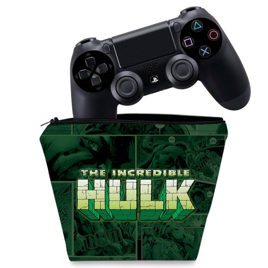Capa Case PS4 Controle - Hulk Comics