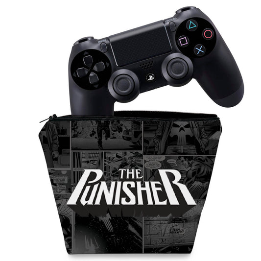 Capa Case PS4 Controle - The Punisher Justiceiro Comics