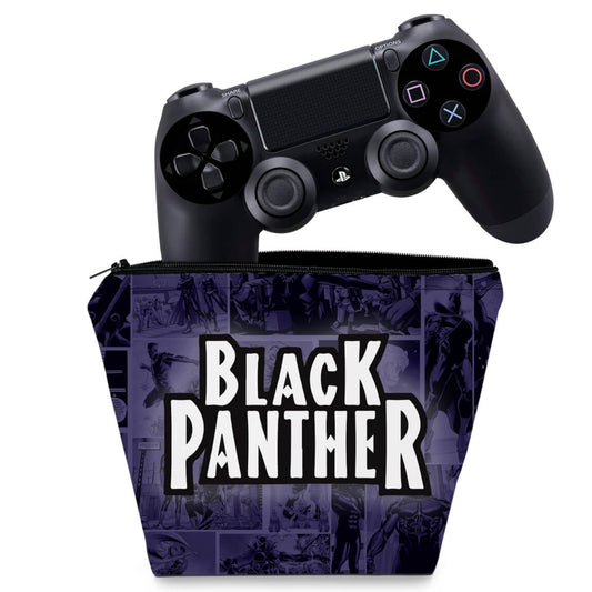 Capa Case PS4 Controle - Pantera Negra Comics