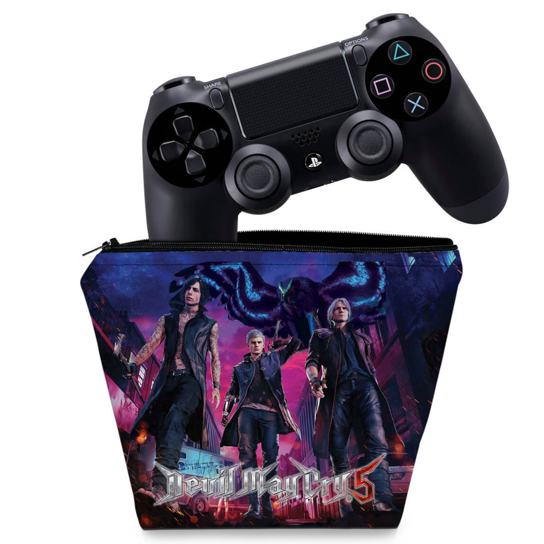 Capa Case PS4 Controle - Devil May Cry 5 - Pop Arte Skins