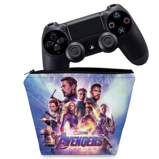 Capa Case PS4 Controle - Vingadores Ultimato Endgame