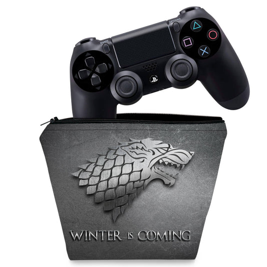 Capa Case PS4 Controle - Game Of Thrones Stark