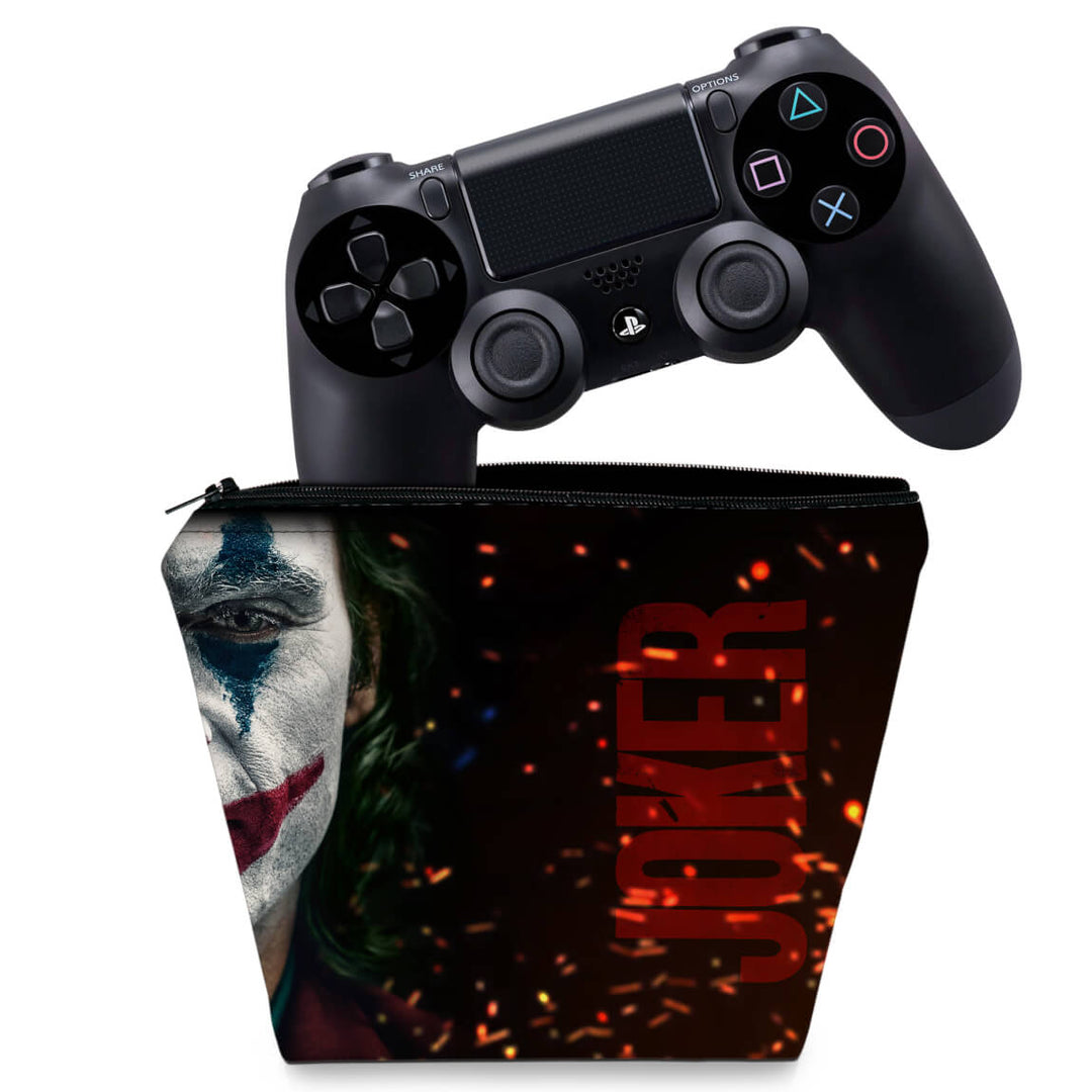 Capa Case PS4 Controle - Joker Coringa Filme - Pop Arte Skins