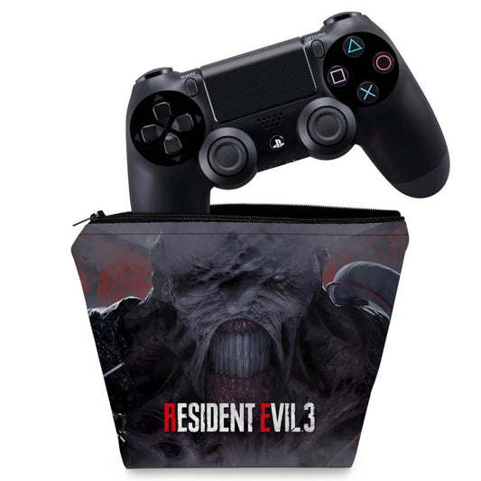 Capa Case PS4 Controle - Resident Evil 3 Remake