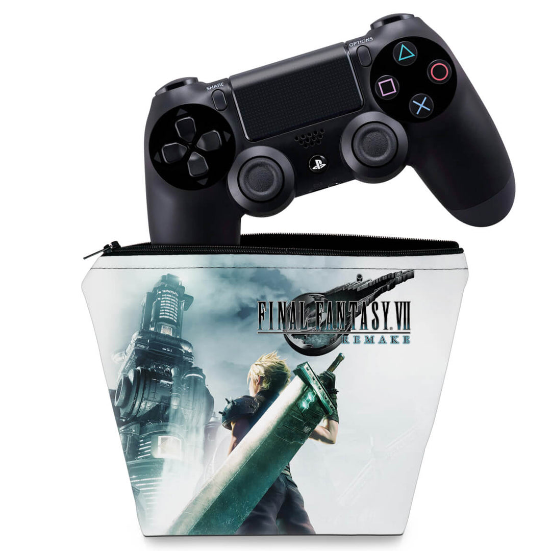 Capa Case PS4 Controle - Final Fantasy 7 Remake - Pop Arte Skins