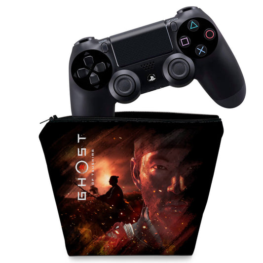 Capa Case PS4 Controle - Ghost Of Tsushima