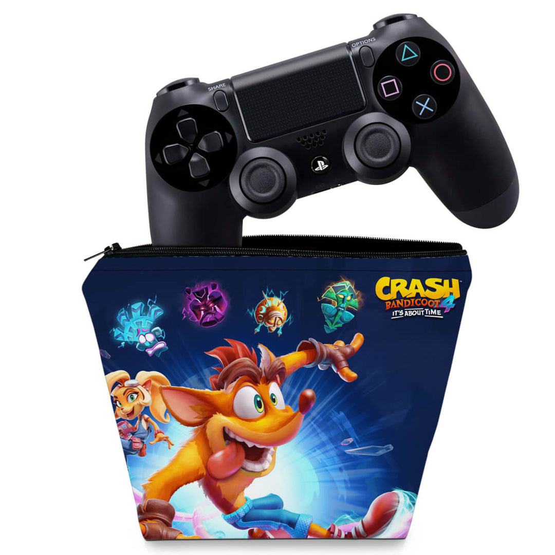 Capa Case PS4 Controle - Crash Bandicoot 4 - Pop Arte Skins