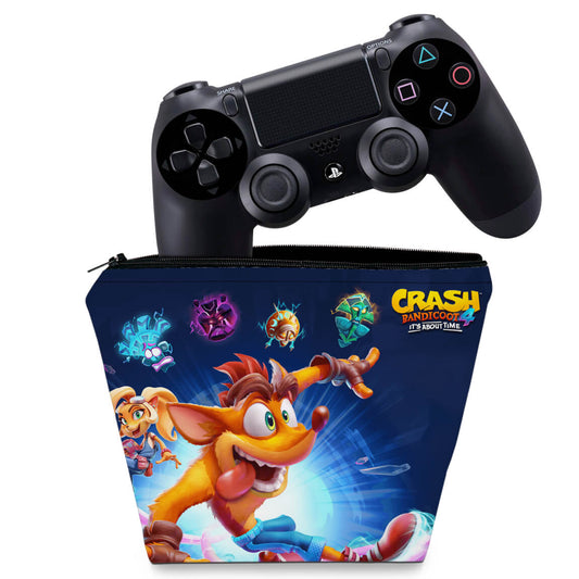 Capa Case PS4 Controle - Crash Bandicoot 4