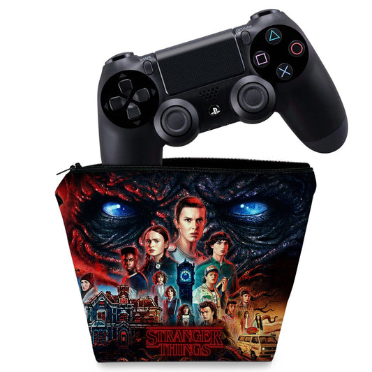 Capa Case PS4 Controle - Stranger Things