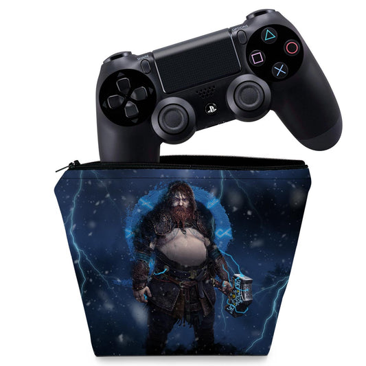 Capa Case PS4 Controle - God of War Ragnarok B