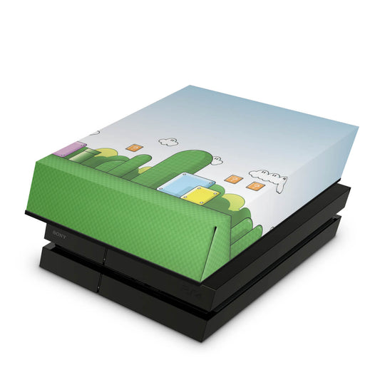 Capa Anti Poeira PS4 Fat - Super Mario