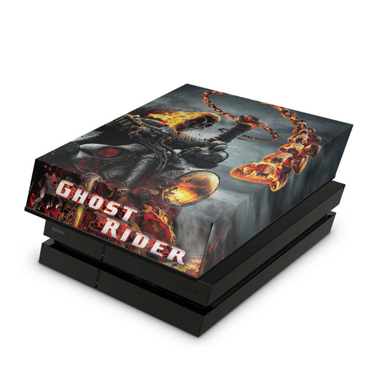 Capa Anti Poeira PS4 Fat - Ghost Rider #B