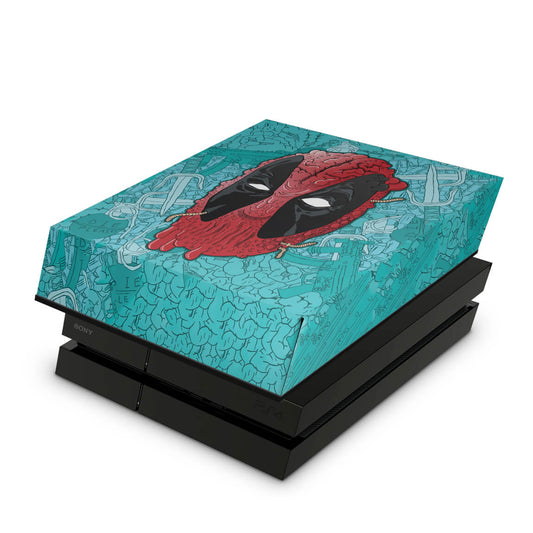 Capa Anti Poeira PS4 Fat - Deadpool