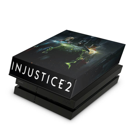 Capa Anti Poeira PS4 Fat - Injustice 2