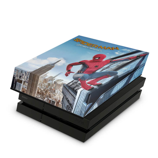 Capa Anti Poeira PS4 Fat - Spiderman - Homem Aranha Homecoming