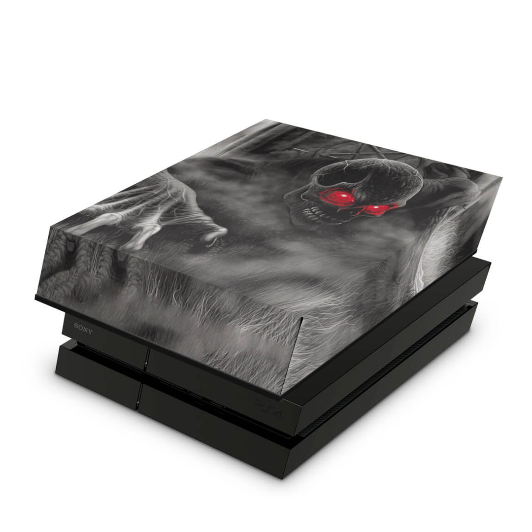 Capa Anti Poeira PS4 Fat - Caveira Skull - Pop Arte Skins