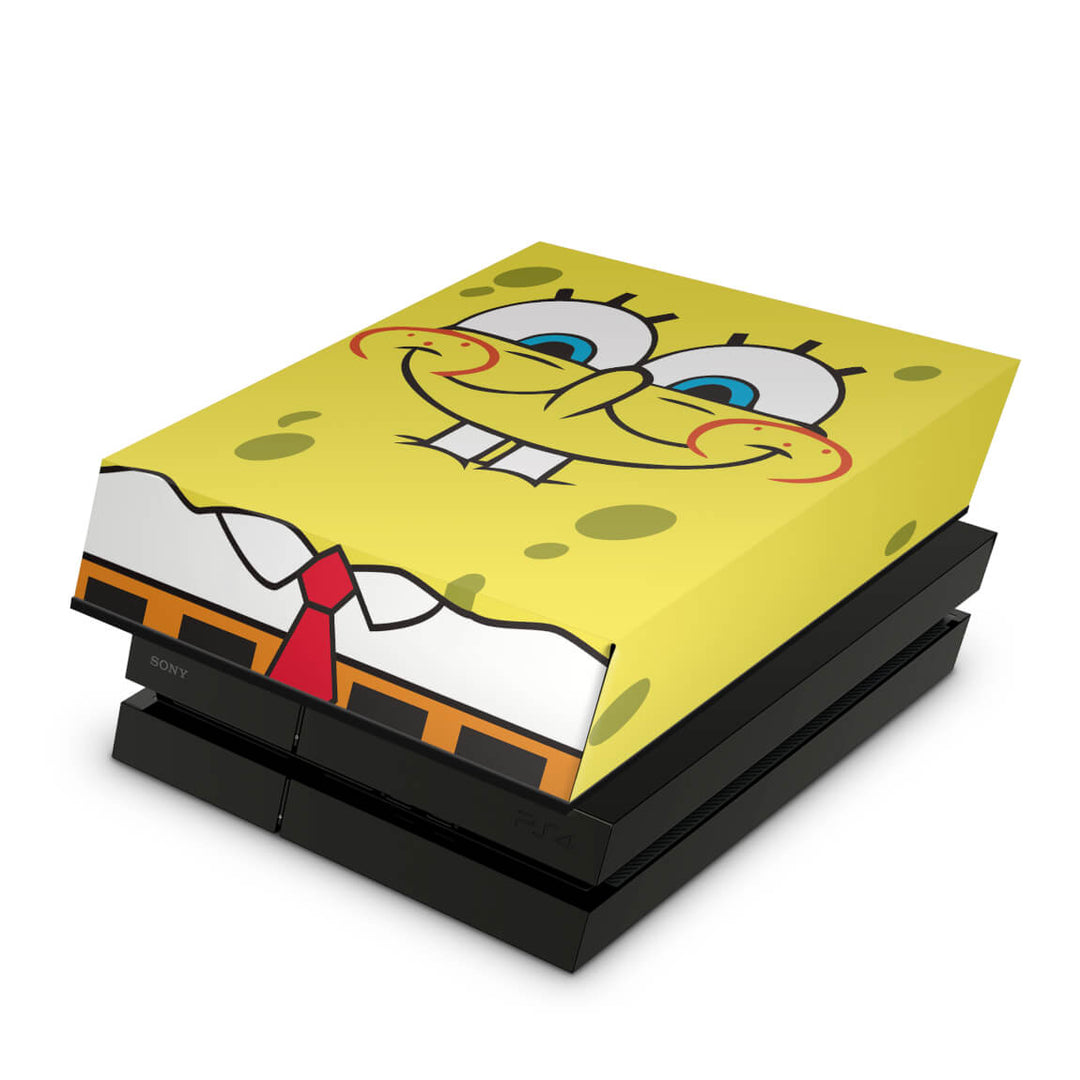 Capa Anti Poeira PS4 Fat - Bob Esponja - Pop Arte Skins