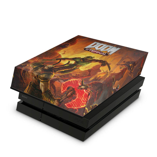 Capa Anti Poeira PS4 Fat - Doom Eternal
