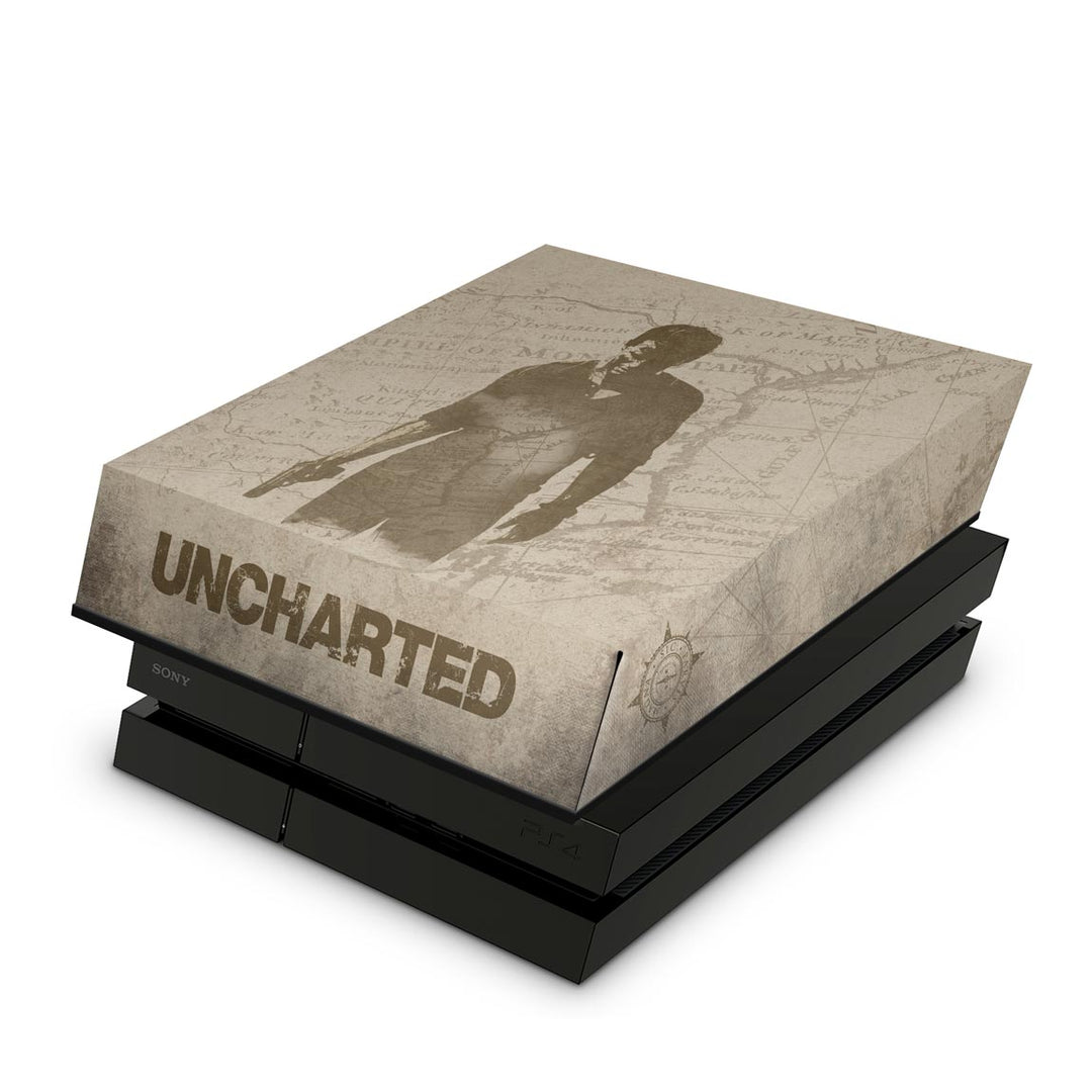 Capa Anti Poeira PS4 Fat - Uncharted - Pop Arte Skins
